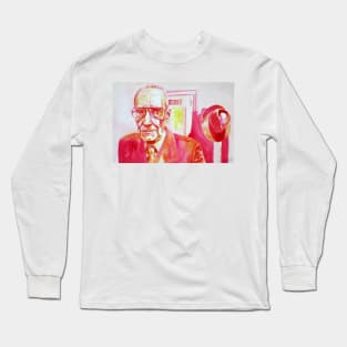 WILLIAM S. BURROUGHS watercolor portrait .4 Long Sleeve T-Shirt